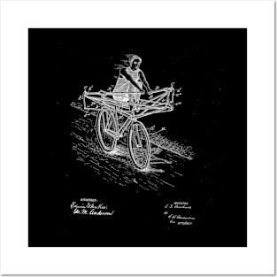 Bicycle Vintage Patent Drawing Posters and Art